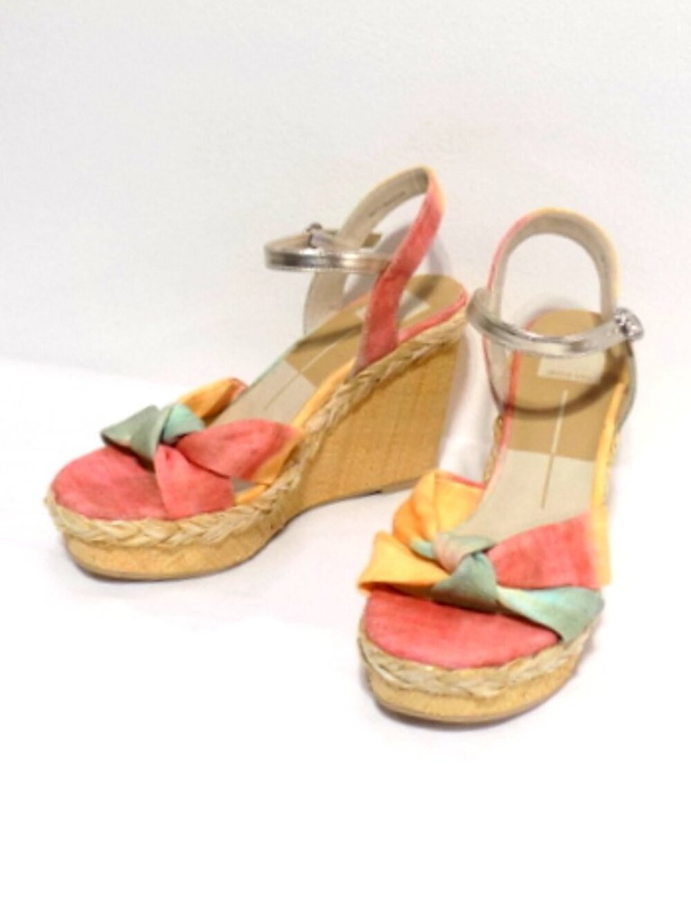 Dolce Vita Brody Wedge Platform High Heel Sandals with Adjustable Ankle Straps